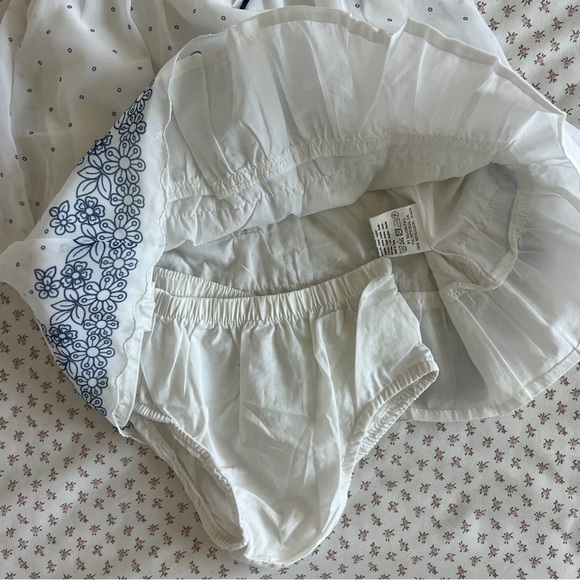 [NEW] Blue & White Baby Dress - Picture 6 of 7